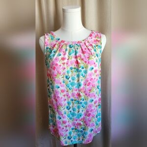 Boden Women's Sleeveless Flower Print Blouse